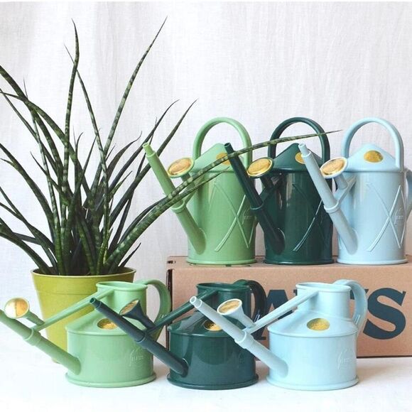 Plastic Watering Can, Mini Water Can for Indoor Plants Sage Green 1 Pint New - Picture 7 of 10